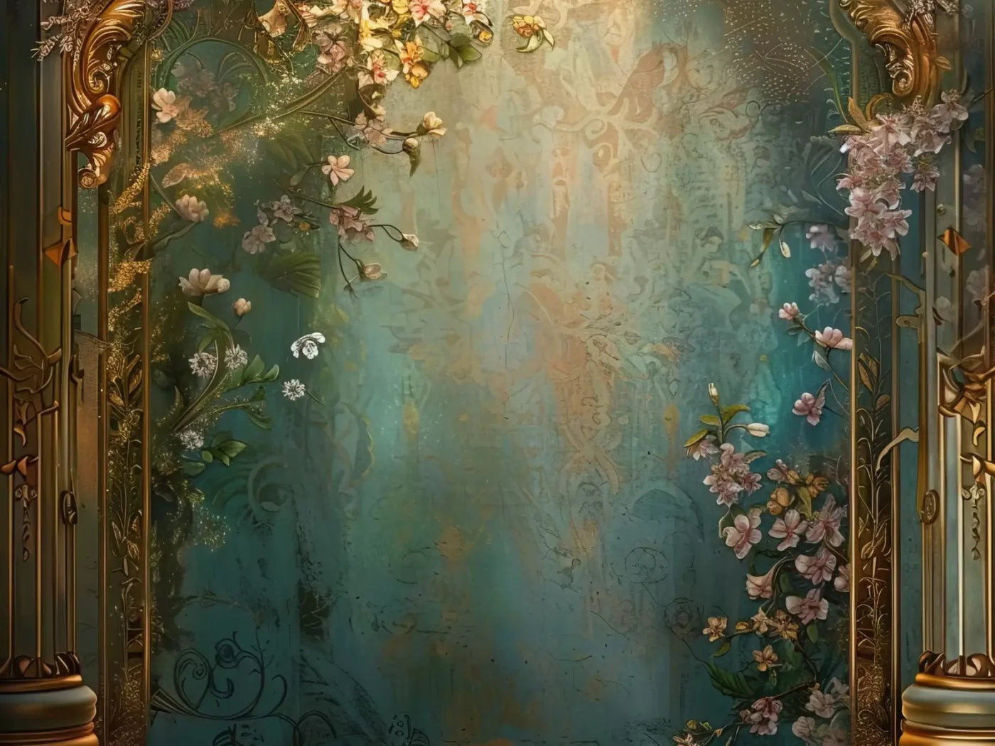 Nouveau Wall Ii 6’8X5’ Fleece (80 X 60 Inch) Backdrop