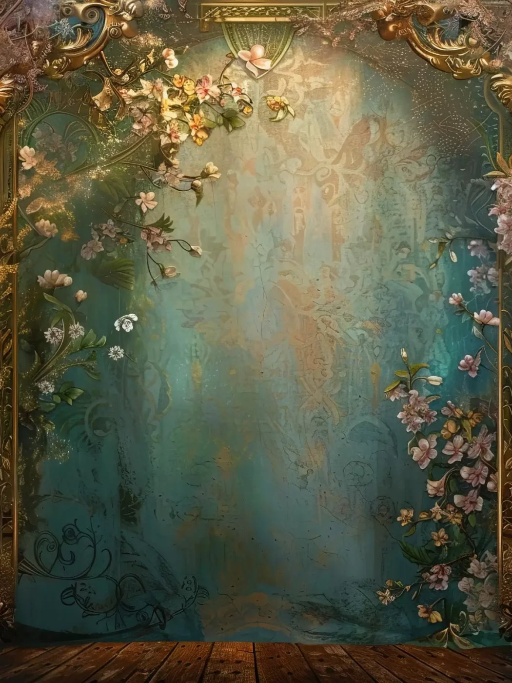 Nouveau Wall Ii 6’X8’ Fleece (72 X 96 Inch) Backdrop