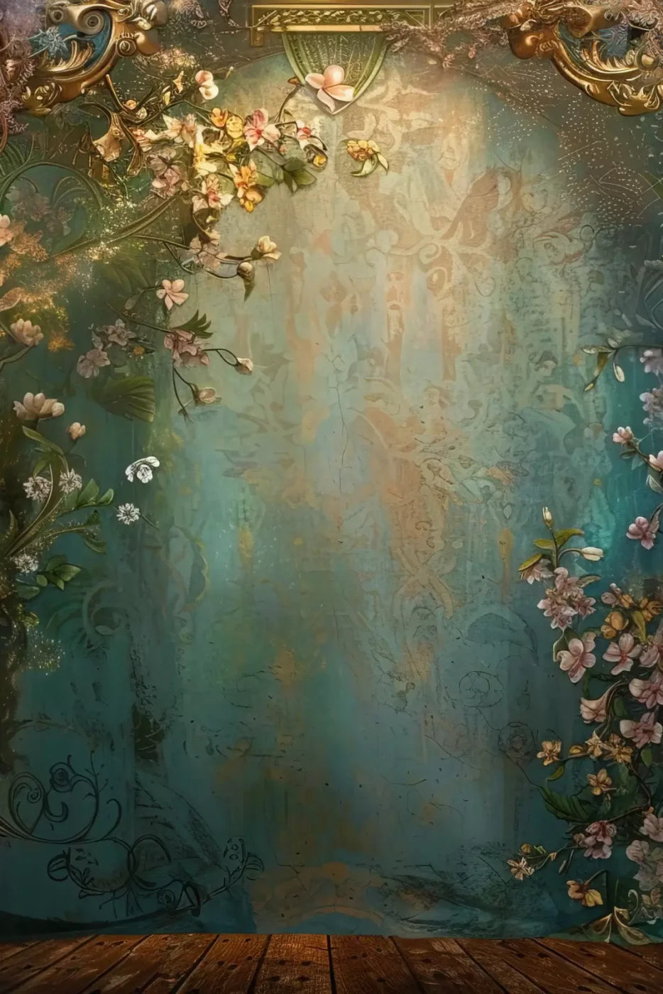 Nouveau Wall Ii 8’X12’ Ultracloth (96 X 144 Inch) Backdrop