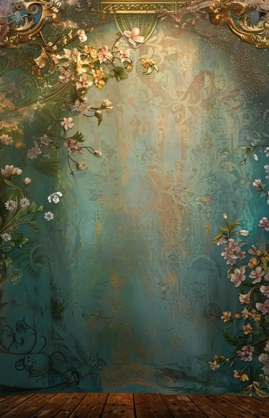 Nouveau Wall Ii 9’X14’ Ultracloth (108 X 168 Inch) Backdrop
