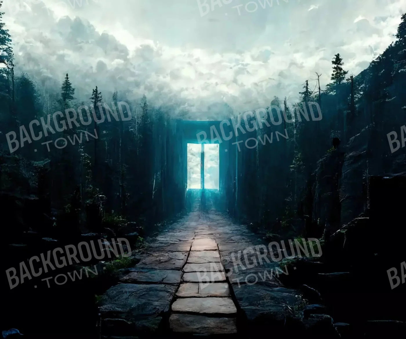 Nowhere 5X42 Fleece ( 60 X 50 Inch ) Backdrop