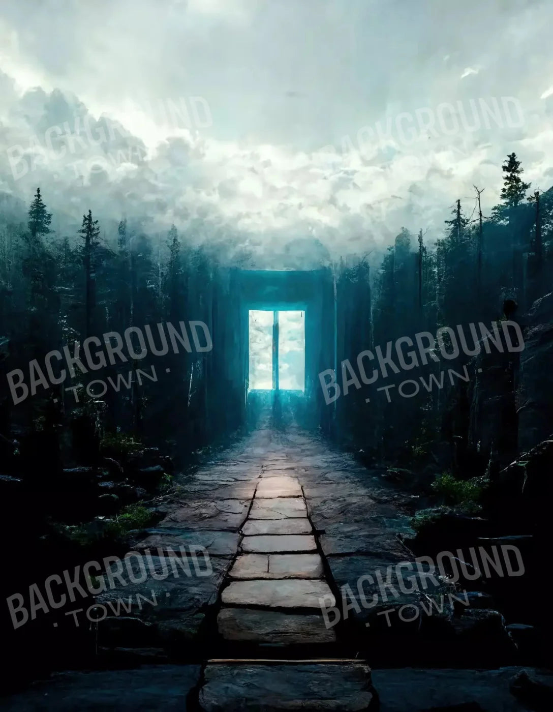 Nowhere 6X8 Fleece ( 72 X 96 Inch ) Backdrop