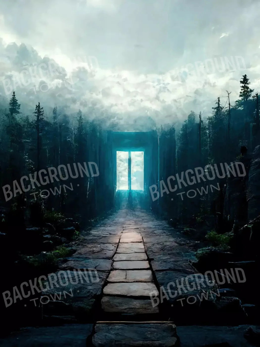 Nowhere 8X10 Fleece ( 96 X 120 Inch ) Backdrop