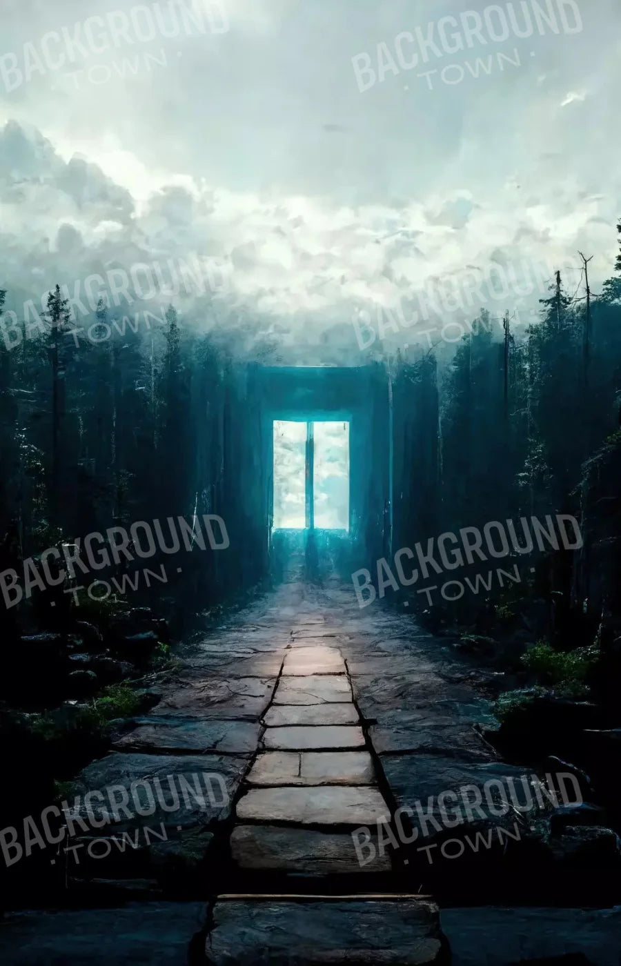 Nowhere 8X12 Ultracloth ( 96 X 144 Inch ) Backdrop