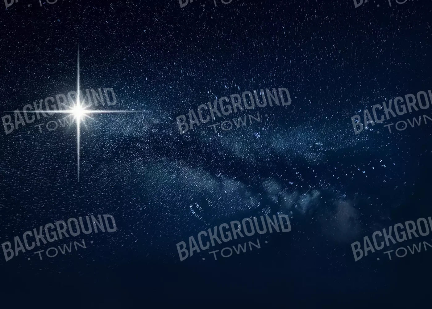 O Holy Night 7’X5’ Ultracloth (84 X 60 Inch) Backdrop