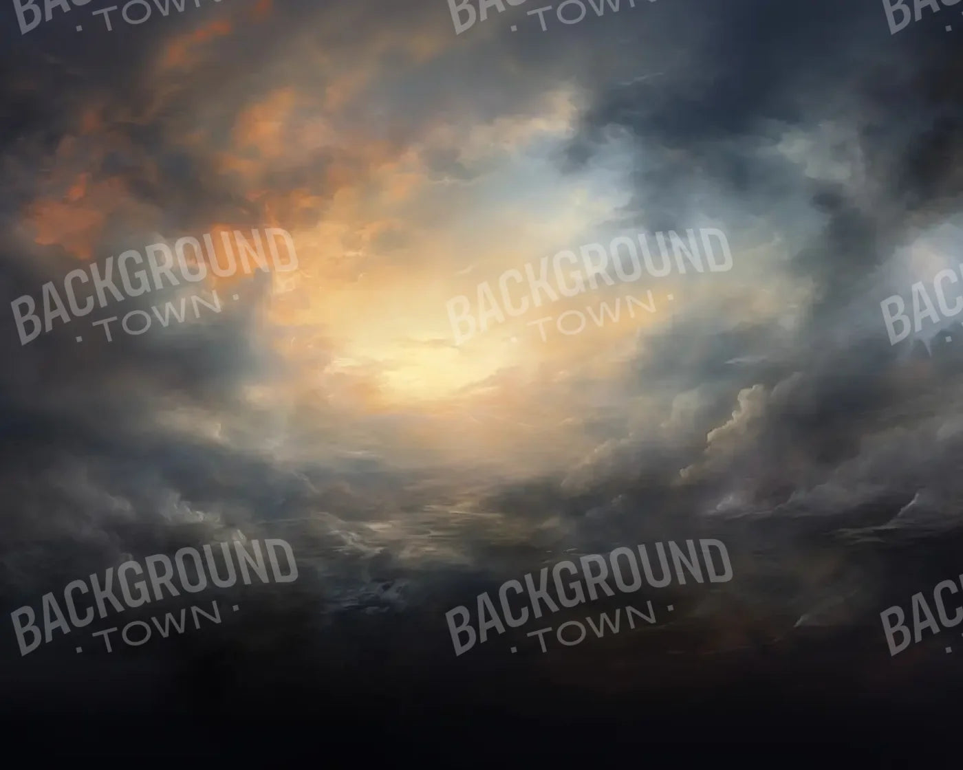 Ocean Meets Sky 10’x8’ Fleece (120 x 96 inch) Backdrop