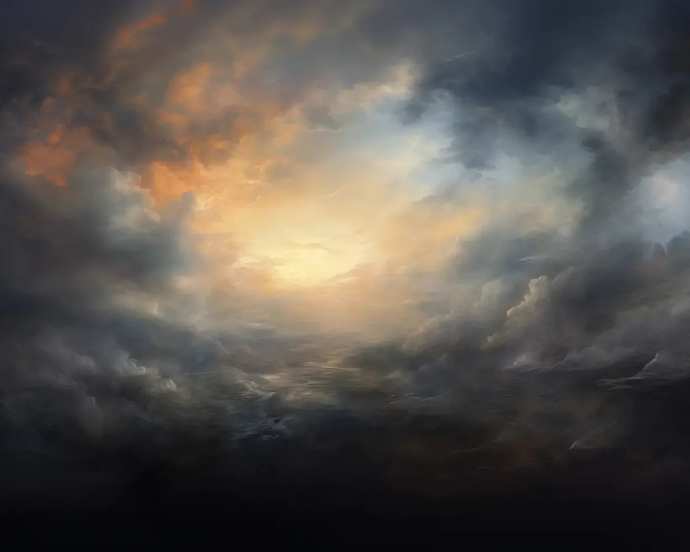 Ocean Meets Sky 10’x8’ Fleece (120 x 96 inch) Backdrop