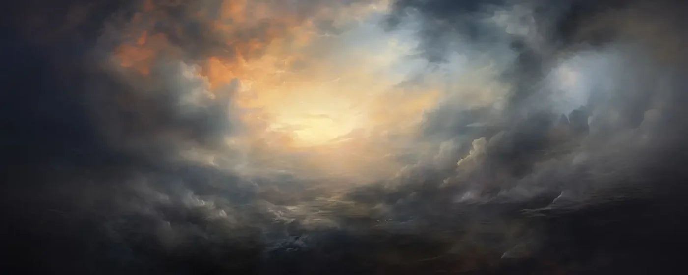 Ocean Meets Sky 20’x8’ UltraCloth (240 x 96 inch) Backdrop