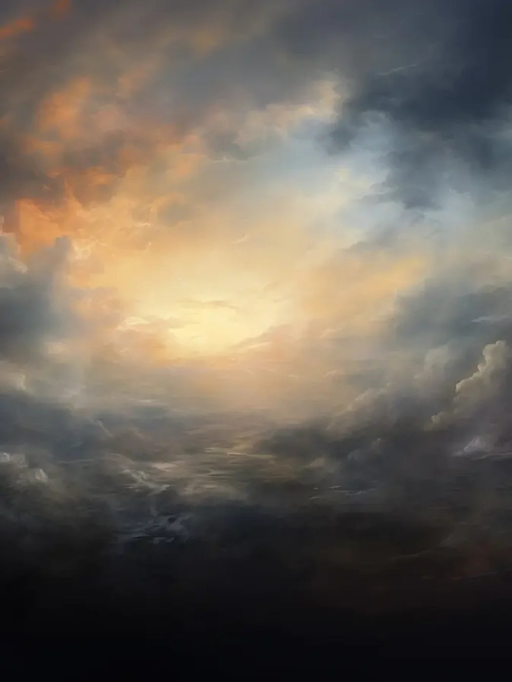 Ocean Meets Sky 5’x6’8 Fleece (60 x 80 inch) Backdrop