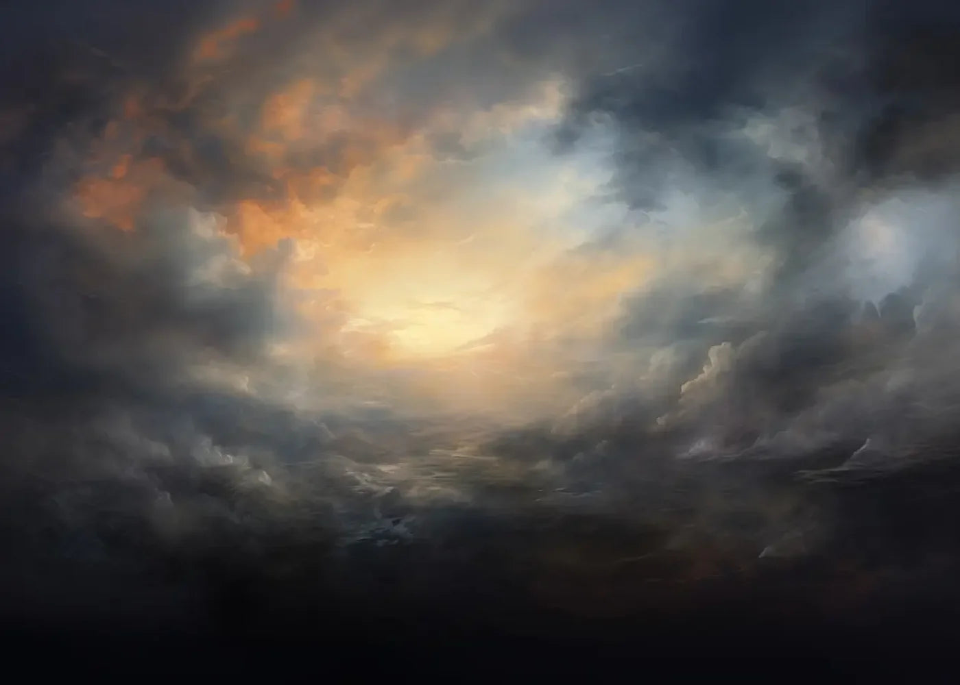 Ocean Meets Sky 7’x5’ UltraCloth (84 x 60 inch) Backdrop