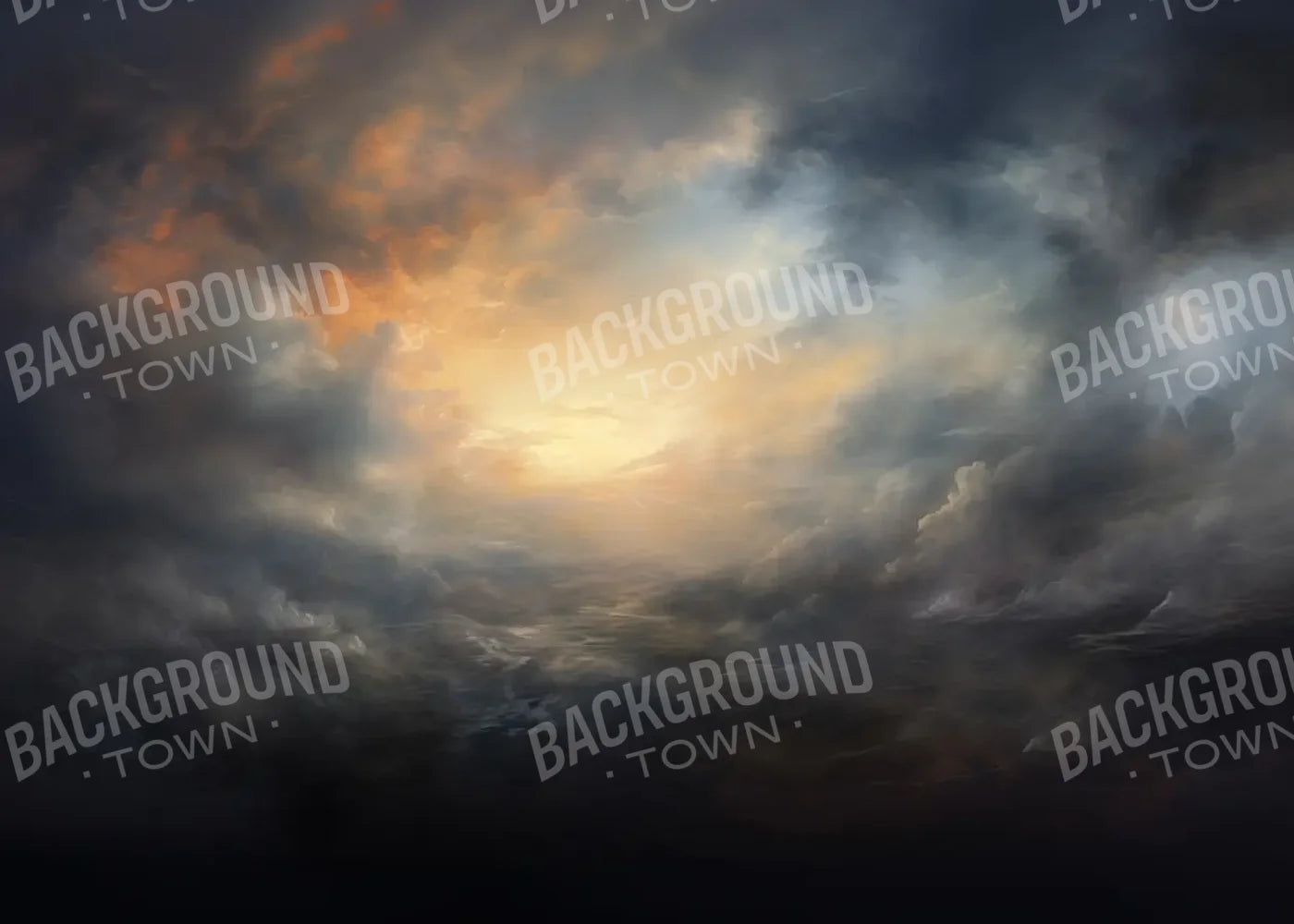 Ocean Meets Sky 7’x5’ UltraCloth (84 x 60 inch) Backdrop