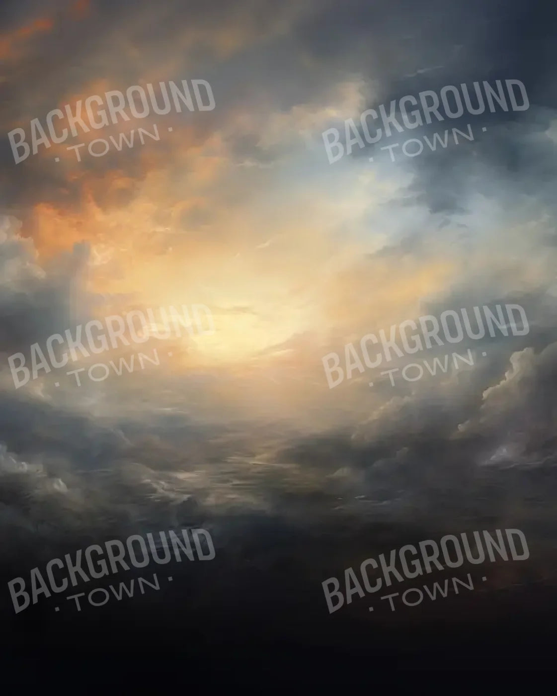 Ocean Meets Sky 8’x10’ Fleece (96 x 120 inch) Backdrop
