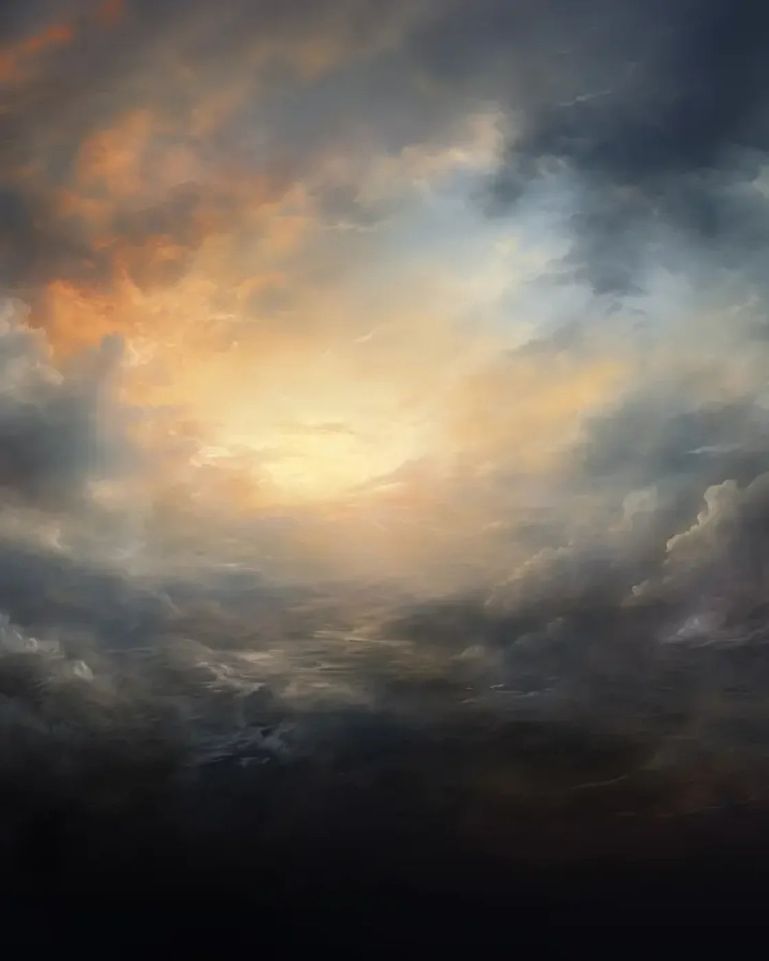 Ocean Meets Sky 8’x10’ Fleece (96 x 120 inch) Backdrop