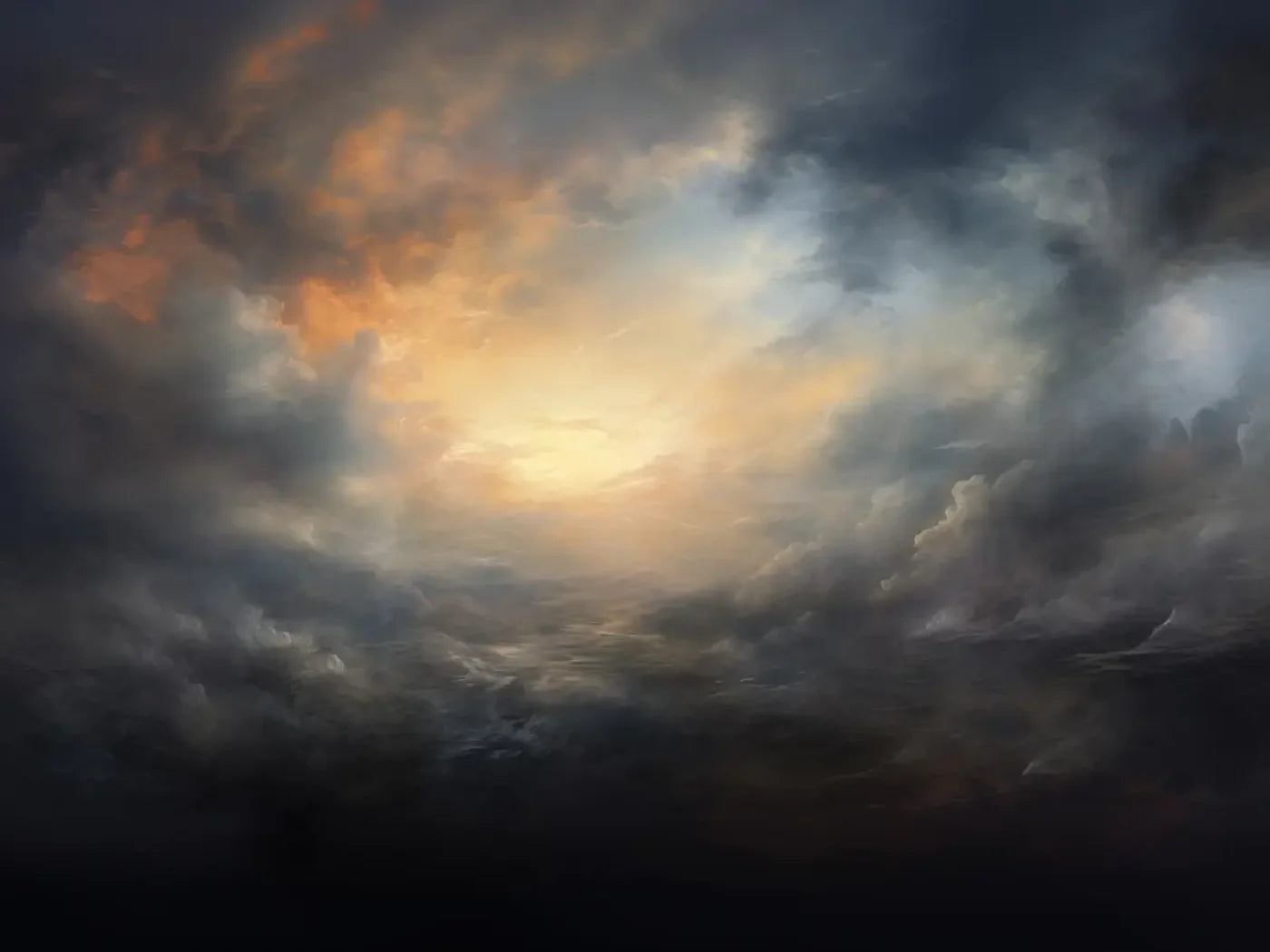 Ocean Meets Sky 8’x6’ Fleece (96 x 72 inch) Backdrop