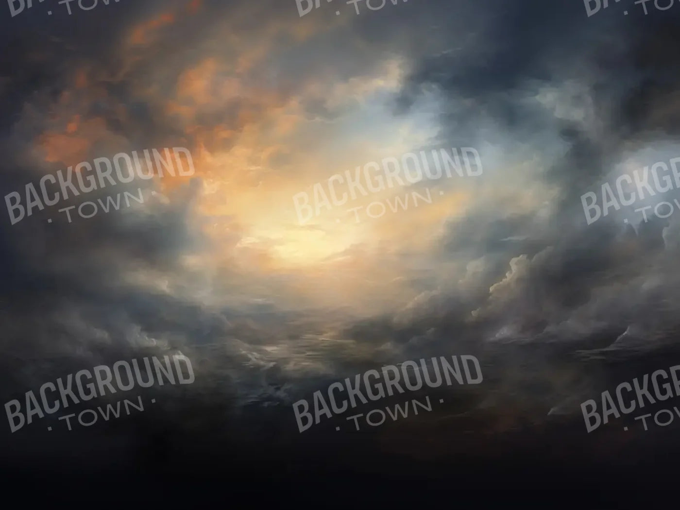 Ocean Meets Sky 8’x6’ Fleece (96 x 72 inch) Backdrop