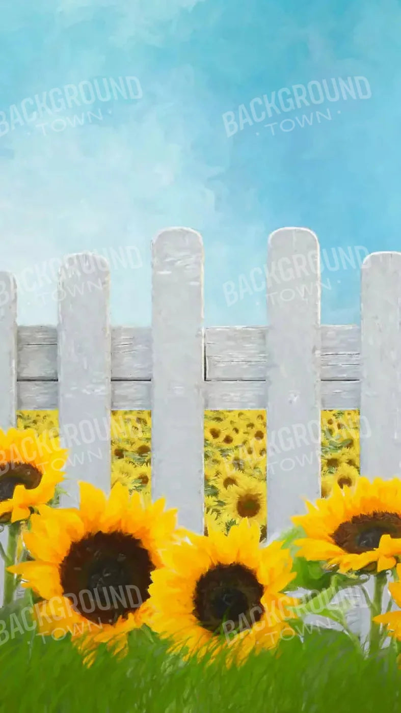 Ode To Sunflowers 8X14 Ultracloth ( 96 X 168 Inch ) Backdrop