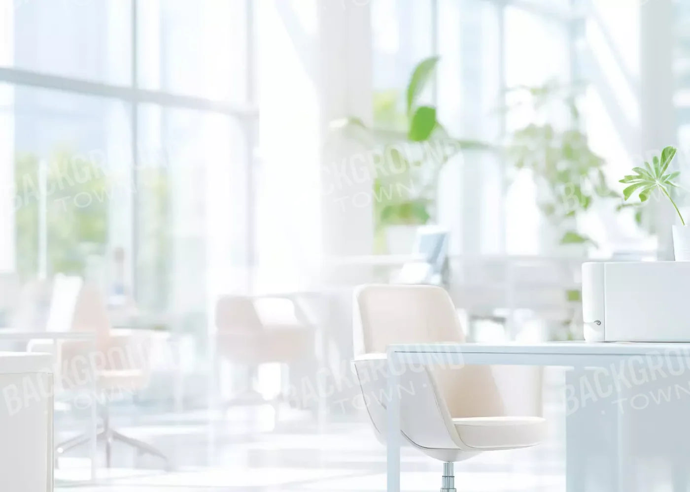 Office I 7’X5’ Ultracloth (84 X 60 Inch) Backdrop