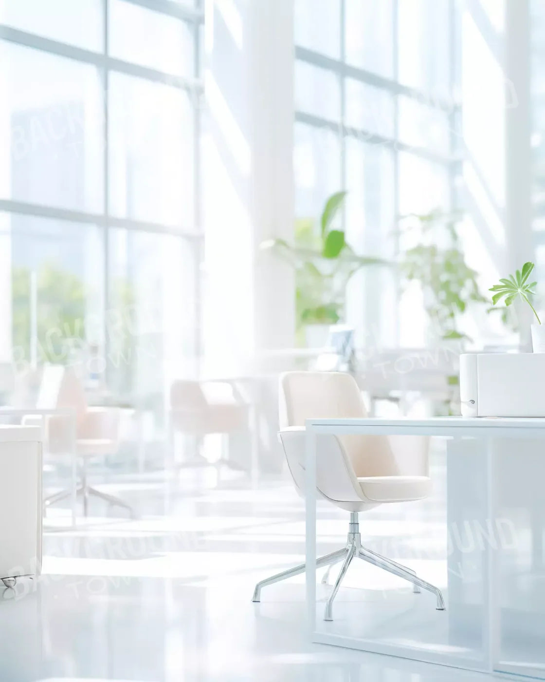 Office I 8’X10’ Fleece (96 X 120 Inch) Backdrop