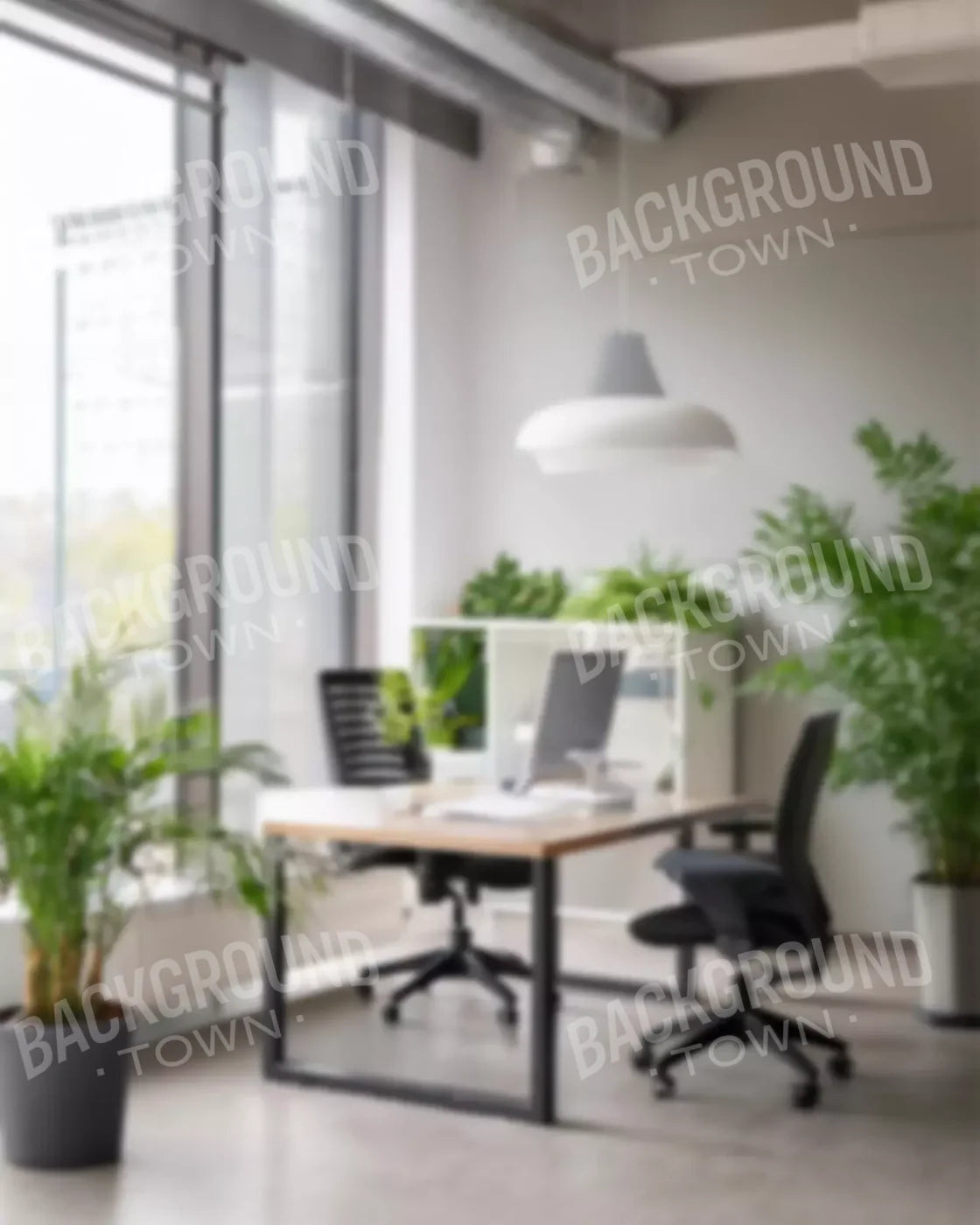 Office 8’X10’ Fleece (96 X 120 Inch) Backdrop