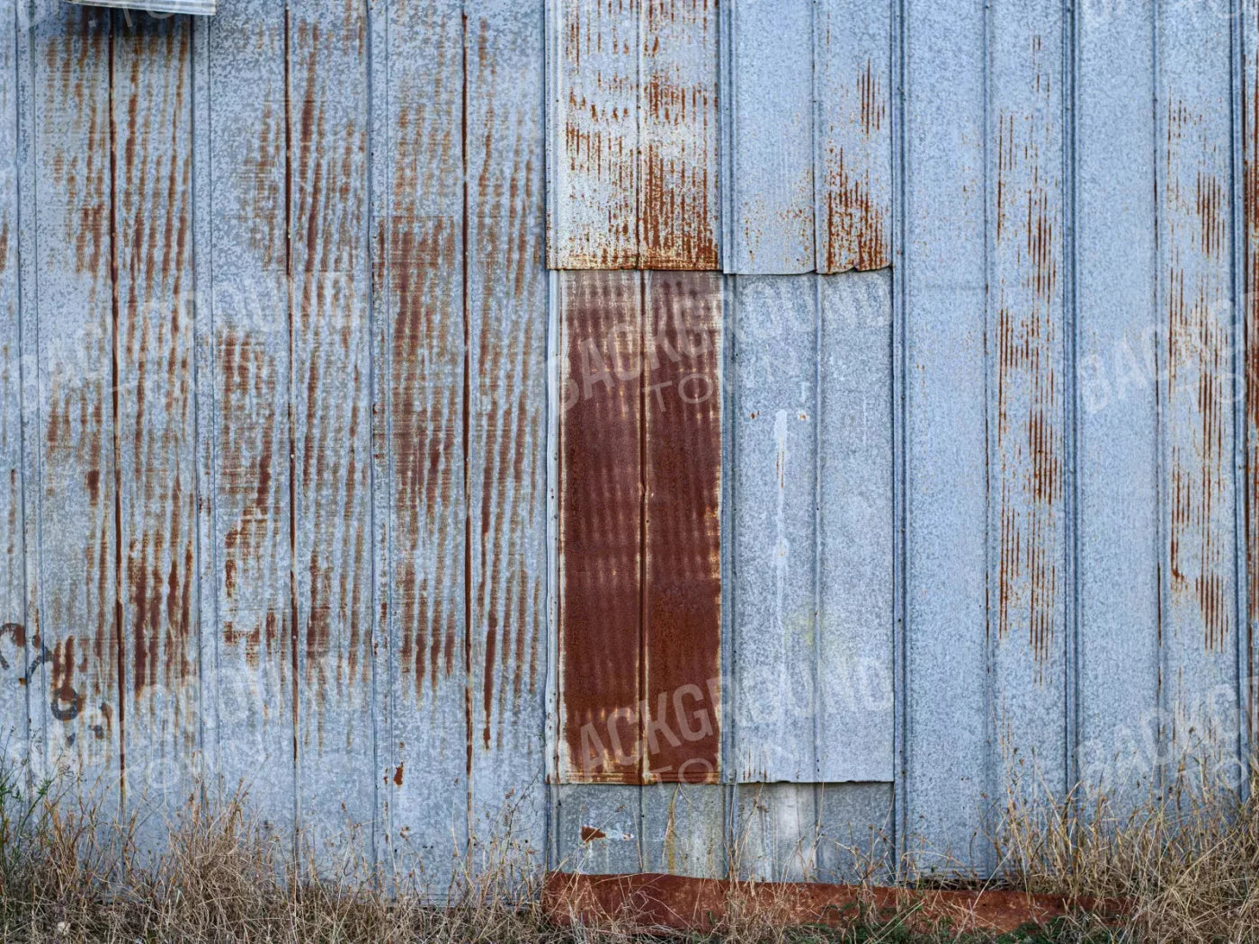 Old Barn Steel 10X8 Fleece ( 120 X 96 Inch ) Backdrop