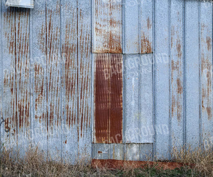 Old Barn Steel 5X42 Fleece ( 60 X 50 Inch ) Backdrop
