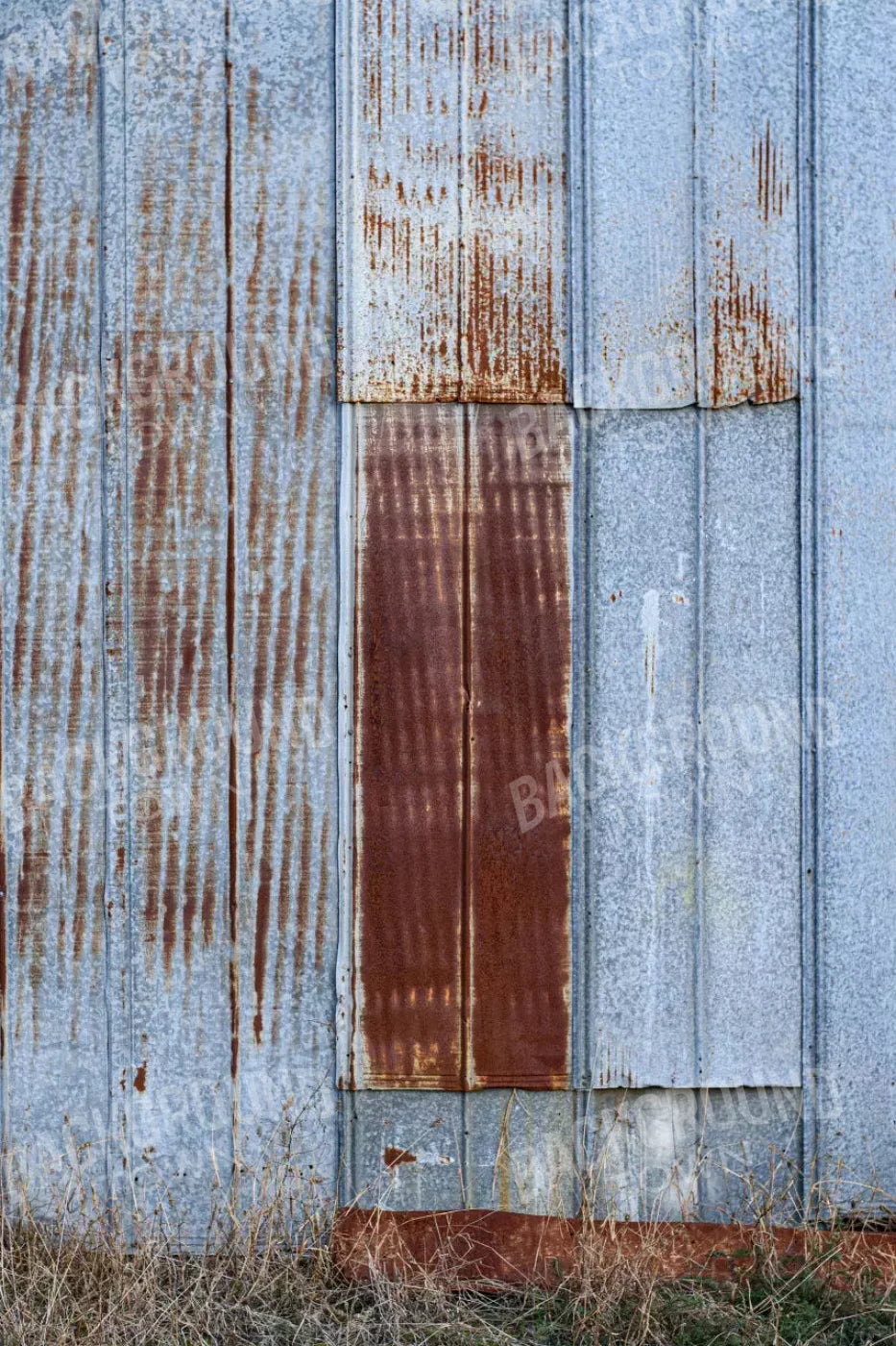 Old Barn Steel 5X8 Ultracloth ( 60 X 96 Inch ) Backdrop