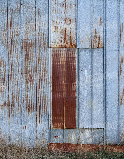 Old Barn Steel 6X8 Fleece ( 72 X 96 Inch ) Backdrop