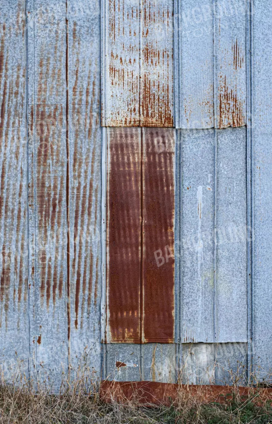 Old Barn Steel 8X12 Ultracloth ( 96 X 144 Inch ) Backdrop