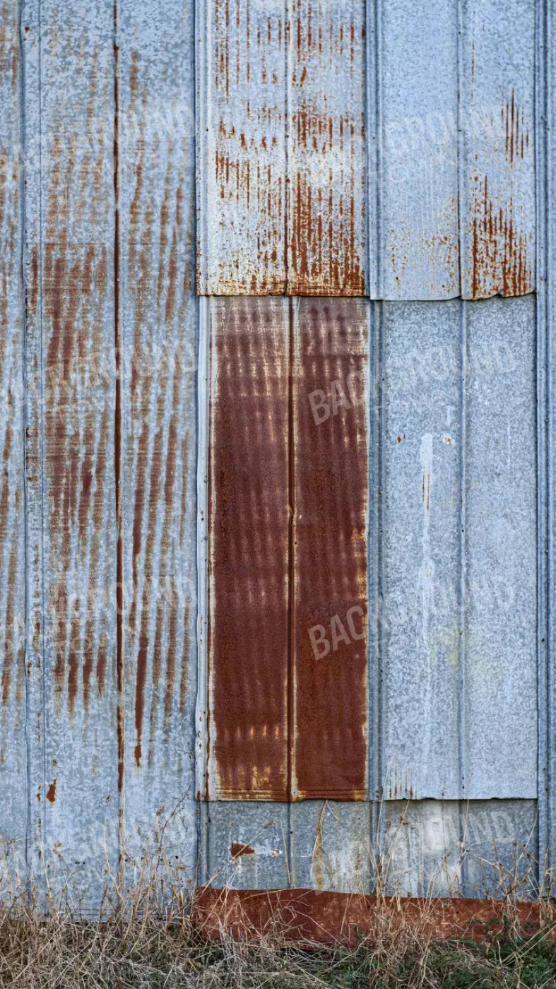 Old Barn Steel 8X14 Ultracloth ( 96 X 168 Inch ) Backdrop