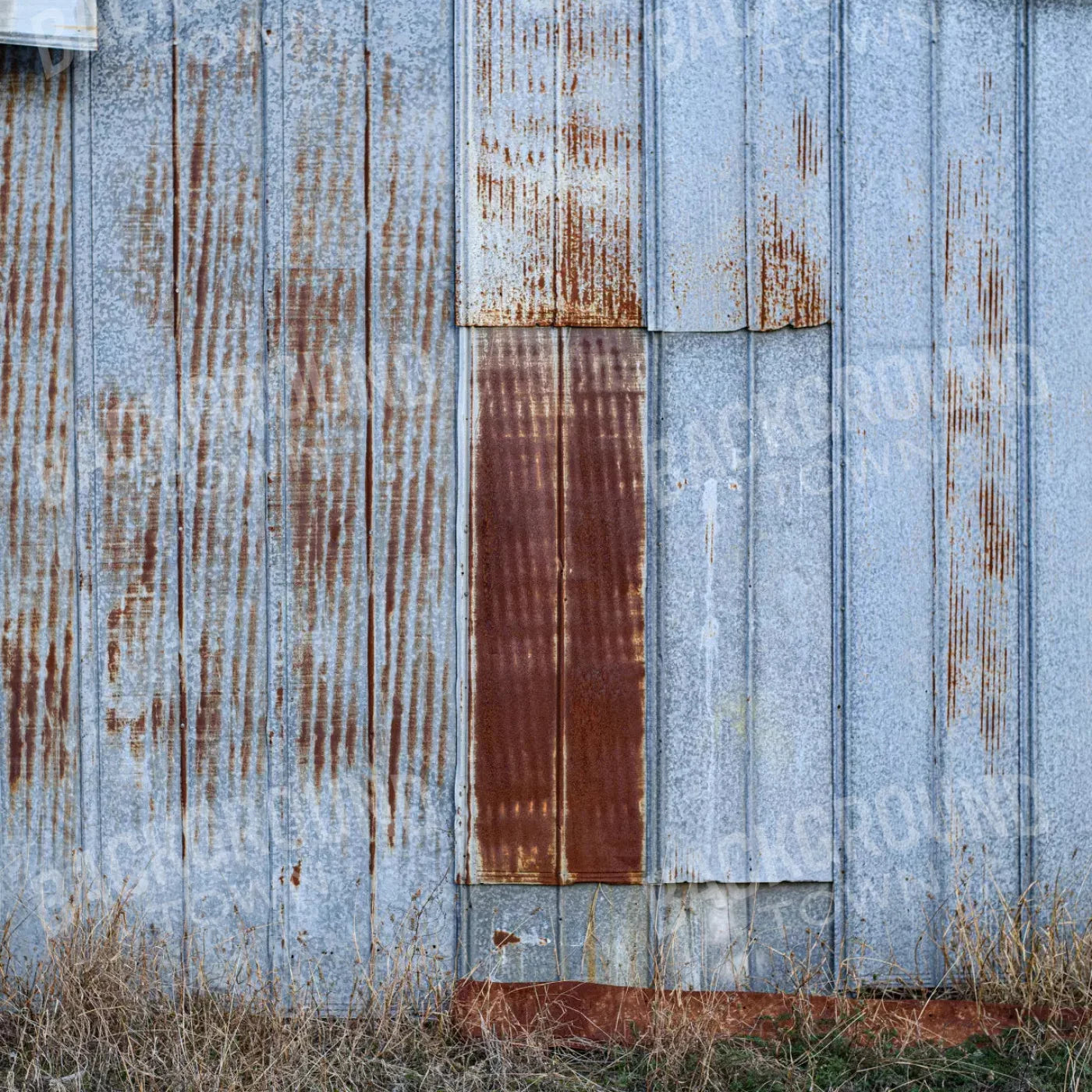 Old Barn Steel 8X8 Fleece ( 96 X Inch ) Backdrop