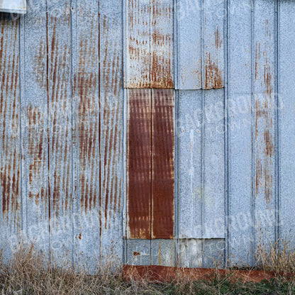 Old Barn Steel 8X8 Fleece ( 96 X Inch ) Backdrop