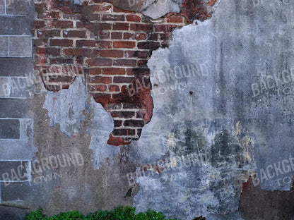 Old Brick Wall 10X8 Fleece ( 120 X 96 Inch ) Backdrop