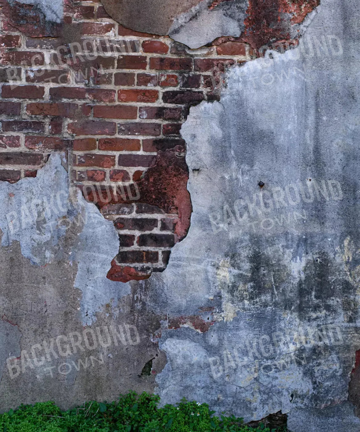 Gray Brick and Stone Backdrop for Photography