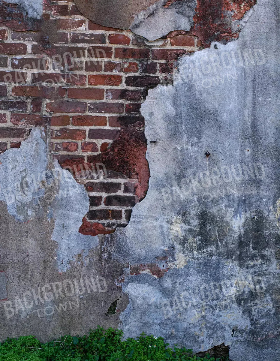 Old Brick Wall 6X8 Fleece ( 72 X 96 Inch ) Backdrop
