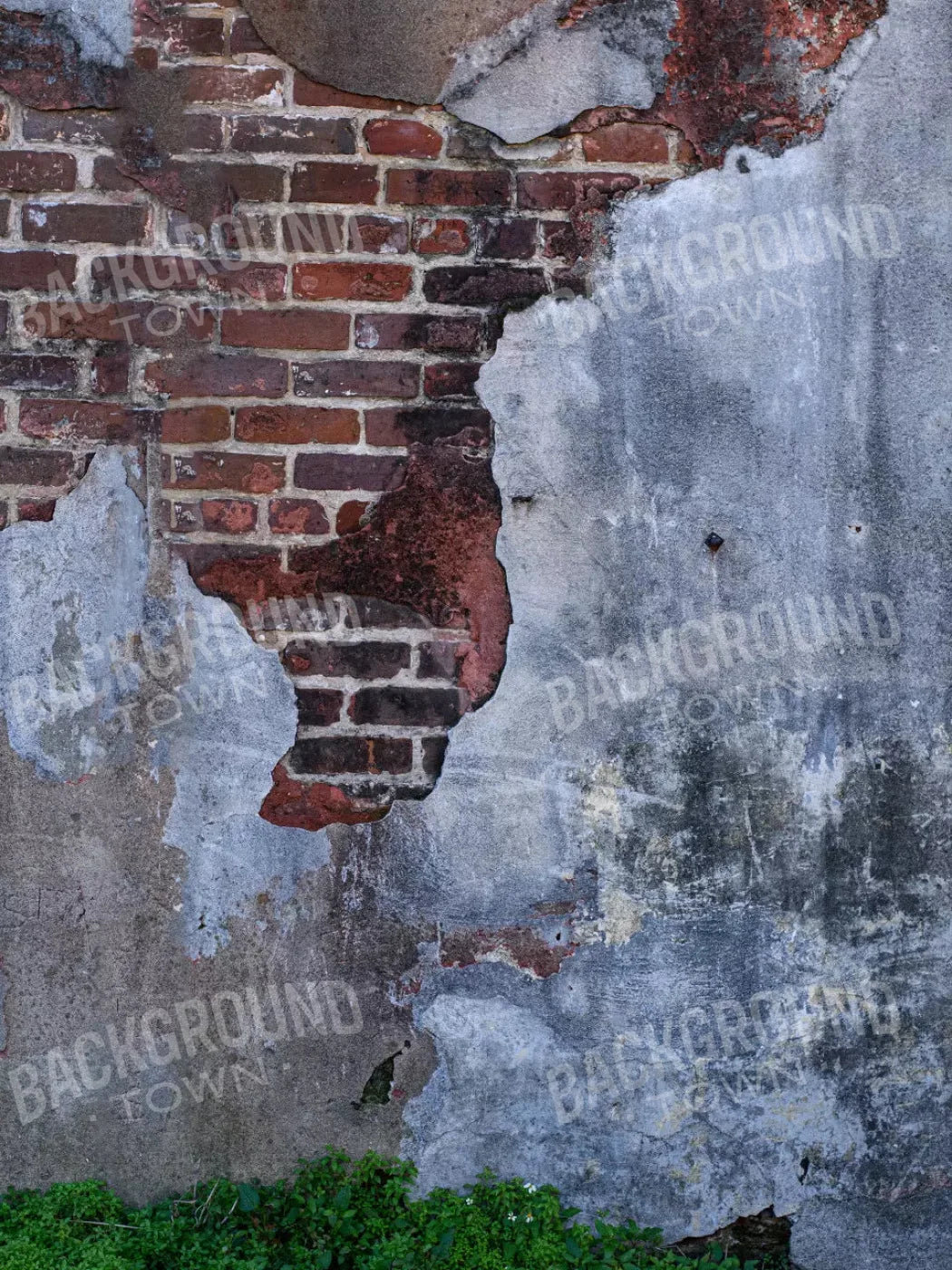 Old Brick Wall 8X10 Fleece ( 96 X 120 Inch ) Backdrop