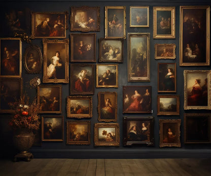 Old Masters Room 12X10 Ultracloth ( 144 X 120 Inch ) Backdrop