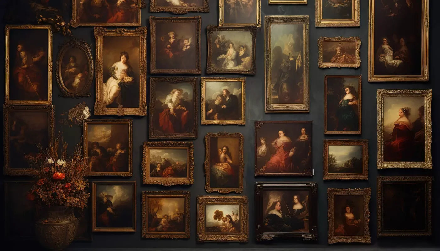 Old Masters Room 14X8 Ultracloth ( 168 X 96 Inch ) Backdrop