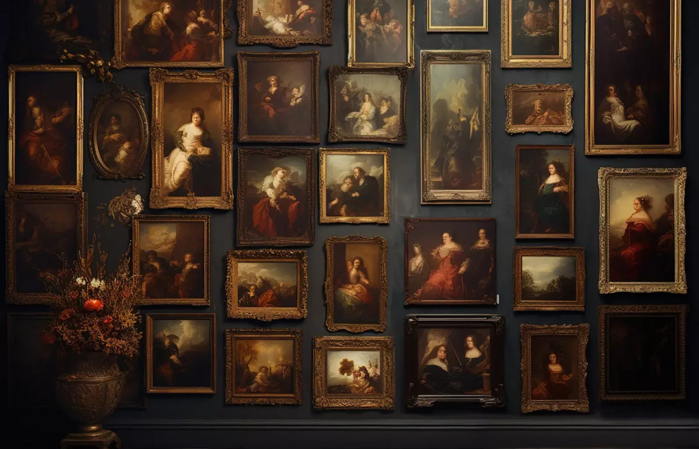 Old Masters Room 14X9 Ultracloth ( 168 X 108 Inch ) Backdrop