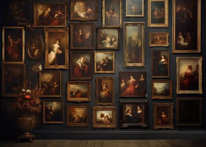 Old Masters Room 7X5 Ultracloth ( 84 X 60 Inch ) Backdrop