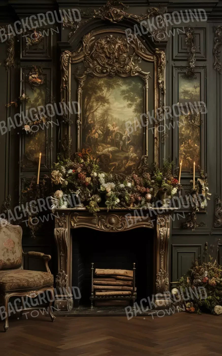 Old Masters Room Ii 10’X16’ Ultracloth (120 X 192 Inch) Backdrop