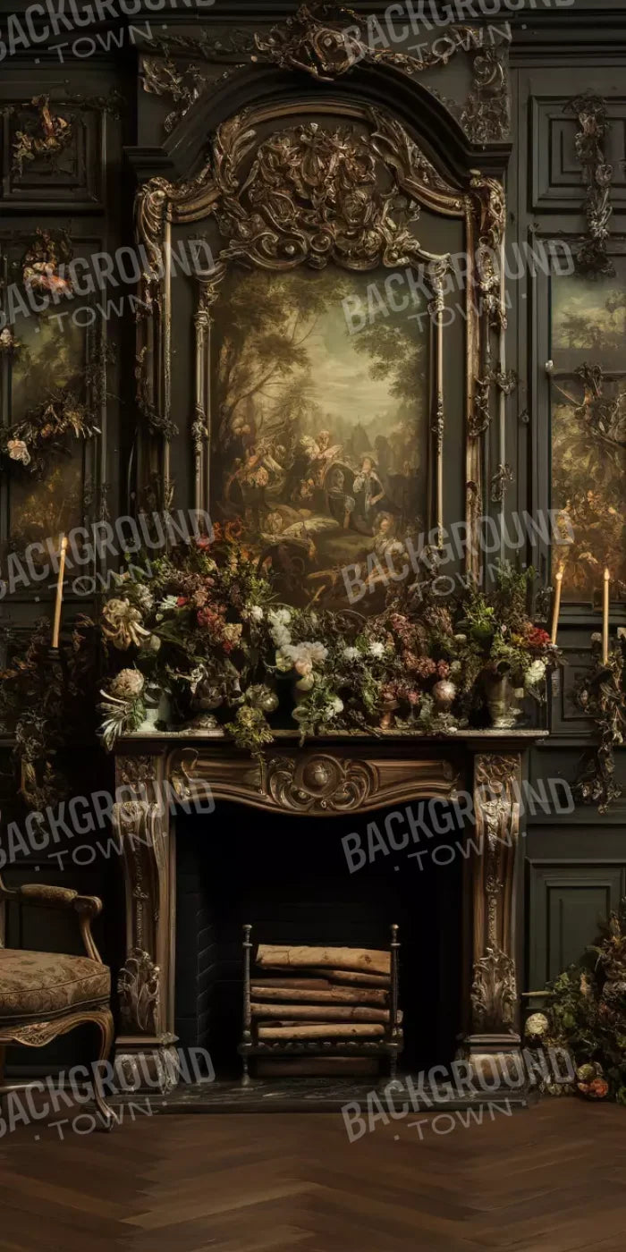 Old Masters Room Ii 10’X20’ Ultracloth (120 X 240 Inch) Backdrop