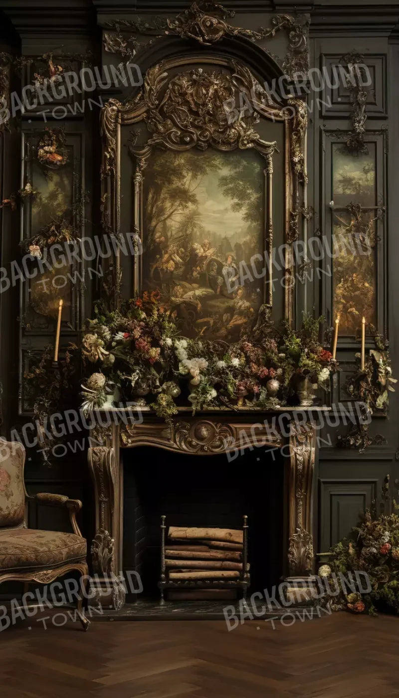 Old Masters Room Ii 8’X14’ Ultracloth (96 X 168 Inch) Backdrop