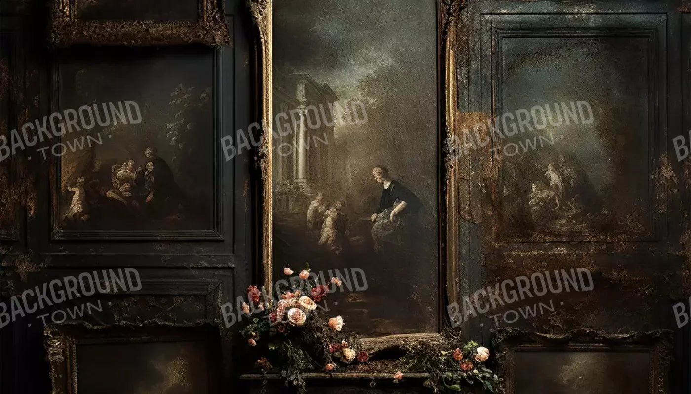 Old Masters Room Iv 14’X8’ Ultracloth (168 X 96 Inch) Backdrop