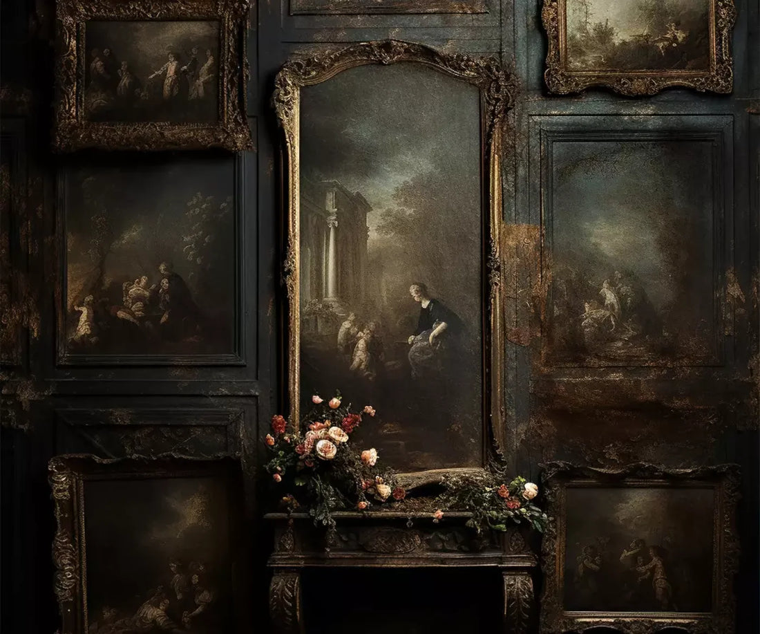 Old Masters Room Iv 5’X4’2 Fleece (60 X 50 Inch) Backdrop