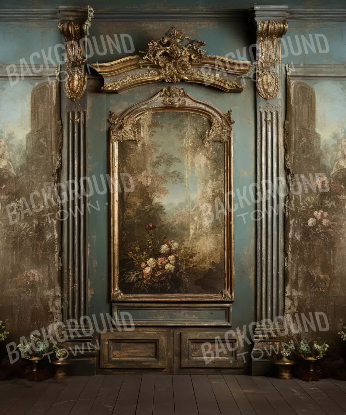 Old Masters Room V 10’X12’ Ultracloth (120 X 144 Inch) Backdrop