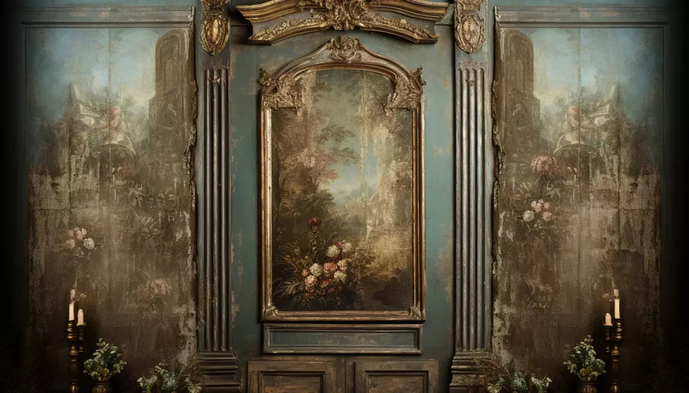 Old Masters Room V 14’X8’ Ultracloth (168 X 96 Inch) Backdrop