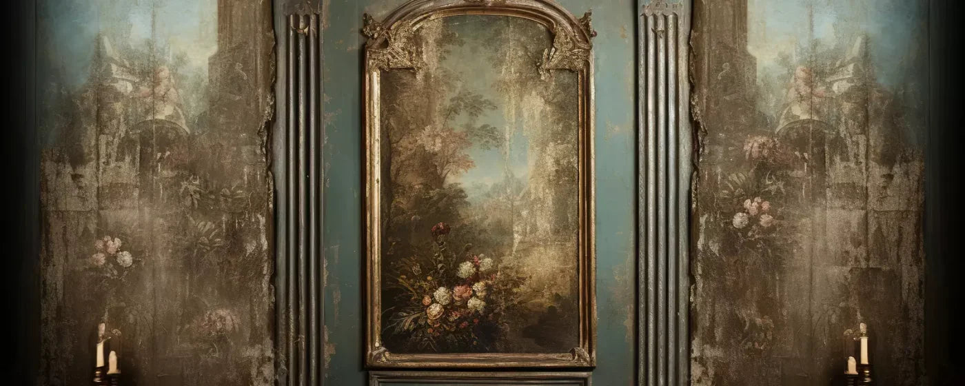 Old Masters Room V 20’X8’ Ultracloth (240 X 96 Inch) Backdrop