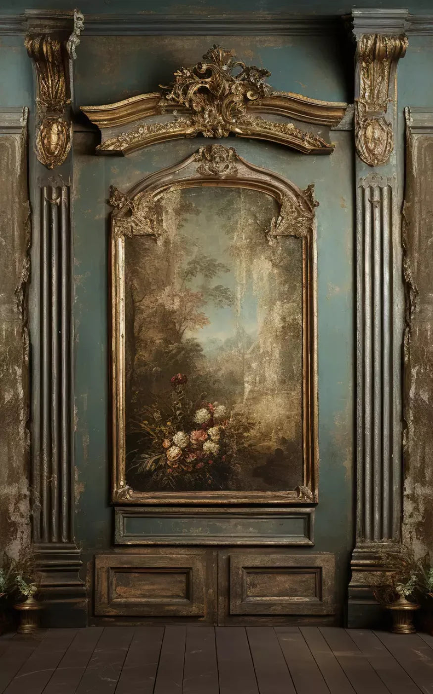 Old Masters Room V 5’X8’ Ultracloth (60 X 96 Inch) Backdrop