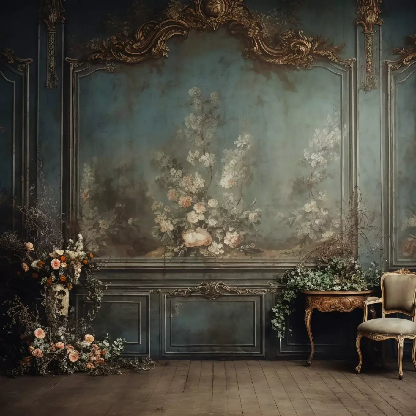 Old Masters Room Vi 10’X10’ Ultracloth (120 X Inch) Backdrop