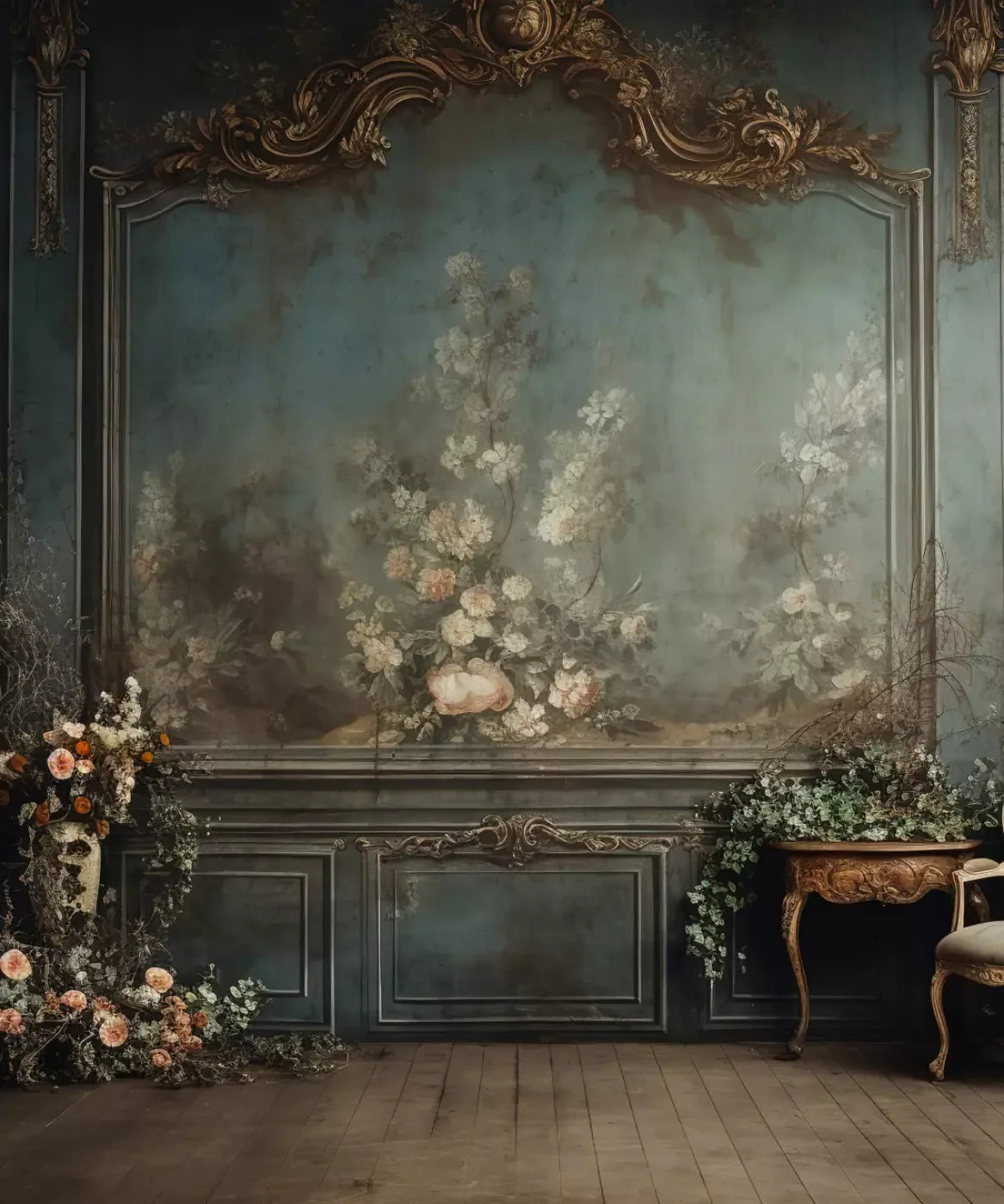 Old Masters Room Vi 10’X12’ Ultracloth (120 X 144 Inch) Backdrop